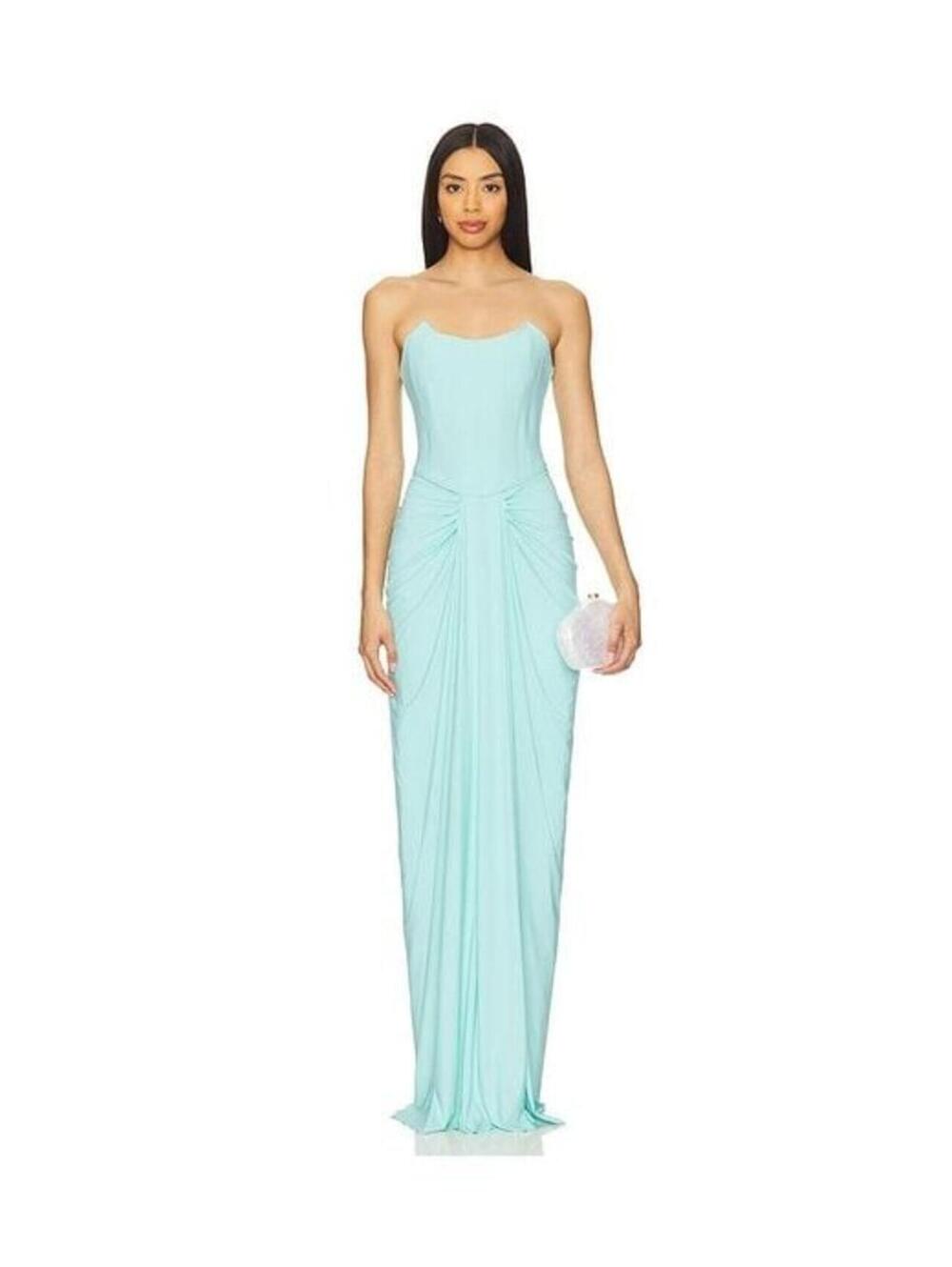 Deme by Gabriella Women's Blue X Revolve Pearl Gown